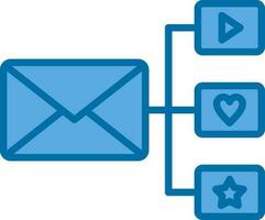 e-mail marketing vettore icona design