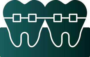 denti vettore icona design