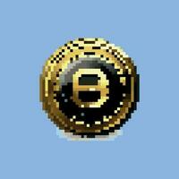 pixel bitcoin 4 vettore