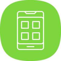 mobile App vettore icona design