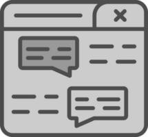 messaggistica vettore icona design