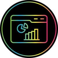 statistico vettore icona design