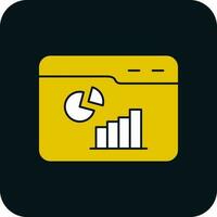 statistico vettore icona design