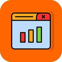 statistica vettore icona design