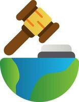 globale legislazione vettore icona design