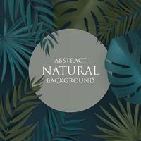 sfondo naturale astratto con palme tropicali e foglie di monstera. illustrazione vettoriale eps10