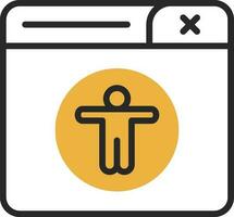 accessibilità vettore icona design