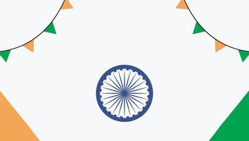 India bandiera bakcground vettore