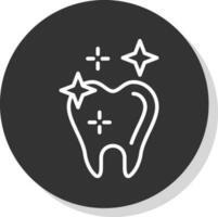 salutare dente vettore icona design