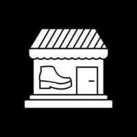 scarpa negozio vettore icona design