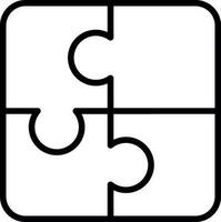 puzzle vettore icona design