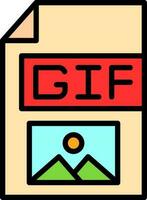 gif vettore icona design