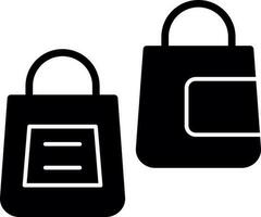 shopping borse vettore icona design
