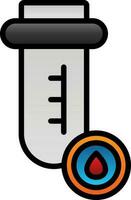 pcr test vettore icona design