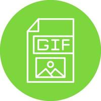 gif vettore icona design