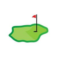 golf logo disegno, design vettore golf palla e golf club torneo, illustrazione modello