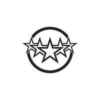 stella logo icona ,illustrazione design modello vettore. vettore