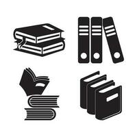 libro icona semplice logo vettore illustrazione modello design.