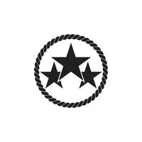 stella logo icona ,illustrazione design modello vettore. vettore