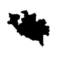Niger stato carta geografica, amministrativo divisione di il nazione di Nigeria. vettore illustrazione.