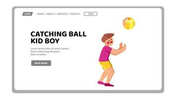 giocare attraente palla ragazzo ragazzo vettore