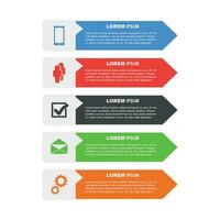 Infografica modelli per attività commerciale. vettore illustrazione su bianca sfondo.