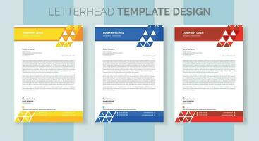 aziendale moderno attività commerciale carta intestata design modello. creativo moderno carta intestata design modello per il tuo progetto. lettera testa, carta intestata, attività commerciale carta intestata design vettore