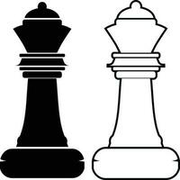 scacchi pezzo icone vettore illustrazione