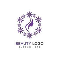 bellezza logo design vettore illustrazione modello.