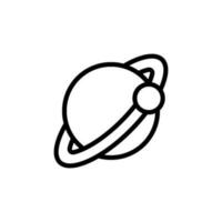 pianeta icona cartello simbolo vettore