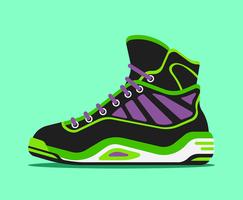 Illustrazione di scarpe da basket vettore