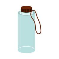 disegno vettoriale isolato bottiglia d'acqua