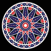 colorato astratto onda mezzitoni mandala sfondo con punti. vettore illustrazione, interno disegno, pop, involucro carta, punto, manifesti, grunge nel Vintage ▾ stile