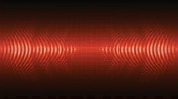 onde sonore che oscillano luce oscura vettore