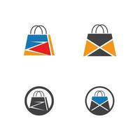 shopping Borsa illustrazione logo vettore