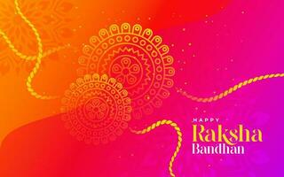 contento Raksha bandhan sfondo design illustrazione vettore