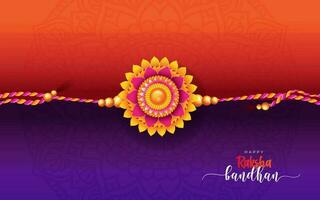 contento Raksha bandhan saluto sfondo design illustrazione vettore