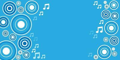 moderno cerchio suono onda equalizzatore background.audio tecnologia, musicale polso. vettore illustrazione su blu sfondo - eps 10