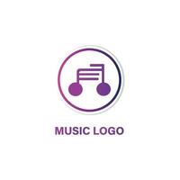 musica vettore logo grafico moderno astratto