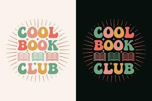 freddo libro club maglietta, libro amante camicia, bibliotecario camicia eps design vettore