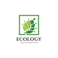 natura creativo simbolo biologico concetto. bio erbaceo Salute cura astratto attività commerciale eco logo. fresco cibo cerchio pacchetto bellezza flora farmacia icona arte vettore