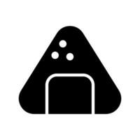 onigiri icona vettore simbolo design illustrazione