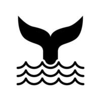 balena icona vettore simbolo design illustrazione