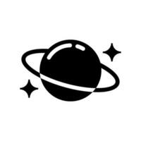 pianeta icona vettore simbolo design illustrazione