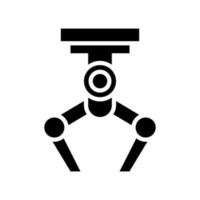 industriale robot icona vettore simbolo design illustrazione