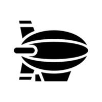 zeppelin icona vettore simbolo design illustrazione