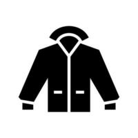 giacca icona vettore simbolo design illustrazione