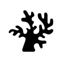 corallo icona vettore simbolo design illustrazione