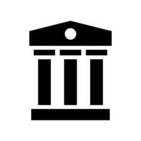 banca icona vettore simbolo design illustrazione
