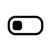 interruttore icona vettore simbolo design illustrazione